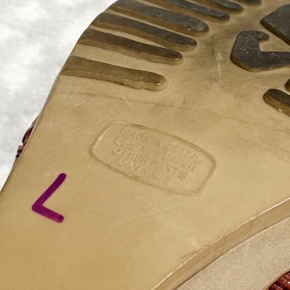 Vintage Woven Wedges 70s Captivators Brown Leather Tie Oxford Heels - Picture 10 of 12